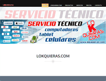 Tablet Screenshot of lokquieras.com